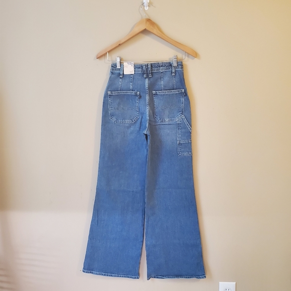 Anthropologie Carpenter Wide Leg Jeans - Picture 9 of 11